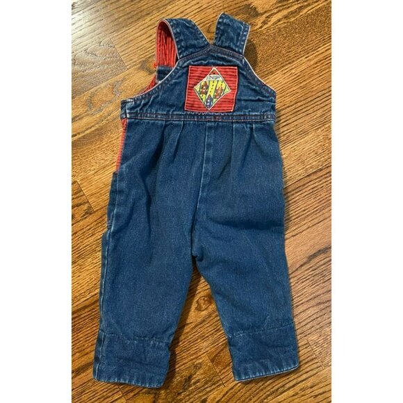 Bonjour | Vintage Overalls Race Track Sz 12M‎ - Picture 2 of 5